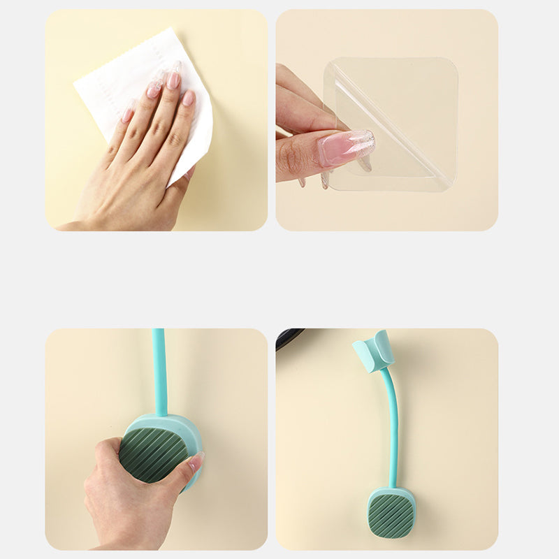 Suport Uscător de Păr Hands-Free – Reglabil pe Înălțime și Unghi, Montare Fără Găuri, Fixare Puternică